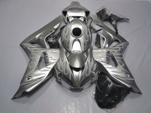 Affordable 2006-2007 Silver Flame Honda CBR1000RR Bike Fairings Canada Affordable 2006-2007 Silver Flame Honda CBR1000RR Bike Fairings Canada
