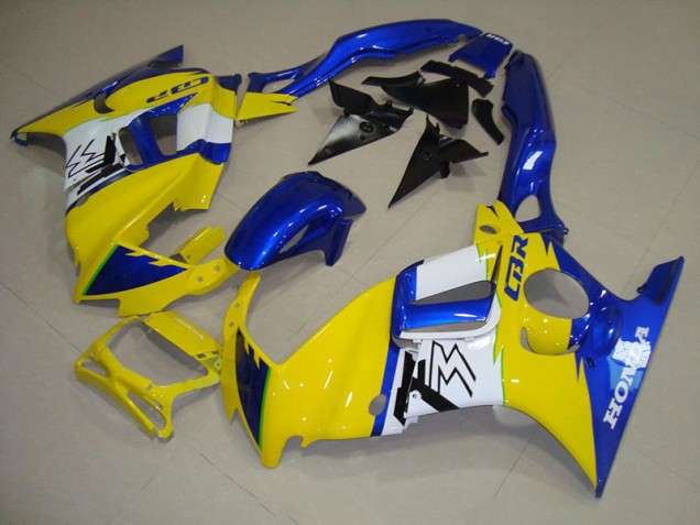 Affordable 1995-1998 Blue Yellow Honda CBR600 F3 Motorcyle Fairings Canada