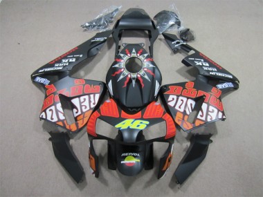 Affordable 2003-2004 Black Red Repsol 46 Honda CBR600RR Motorcycle Bodywork Canada
