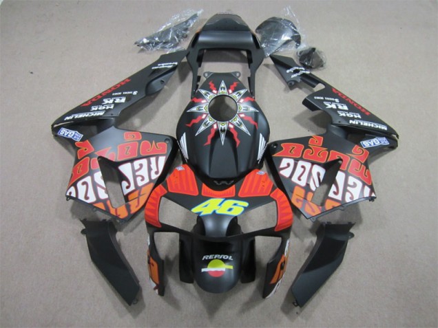 Affordable 2003-2004 Black Red Repsol 46 Honda CBR600RR Motorcycle Bodywork Canada Affordable 2003-2004 Black Red Repsol 46 Honda CBR600RR Motorcycle Bodywork Canada