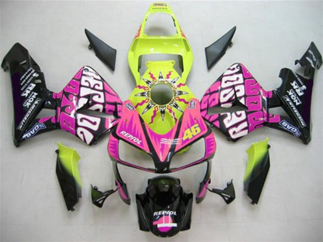 Affordable 2003-2004 Valentino Rossi Honda CBR600RR Motorbike Fairing Kits Canada Affordable 2003-2004 Valentino Rossi Honda CBR600RR Motorbike Fairing Kits Canada