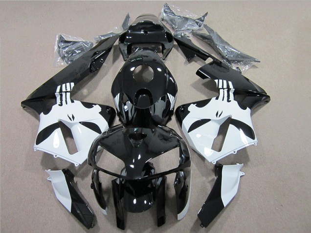 Affordable 2005-2006 Black White Honda CBR600RR Motorcylce Fairings Canada Affordable 2005-2006 Black White Honda CBR600RR Motorcylce Fairings Canada