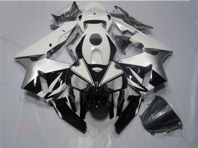 Affordable 2005-2006 Black White Honda CBR600RR Motorcycle Fairings Canada