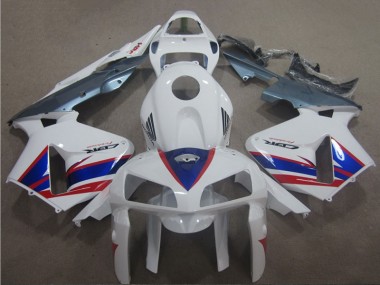 Affordable 2005-2006 White Blue Red Honda CBR600RR Motorcycle Fairing Canada