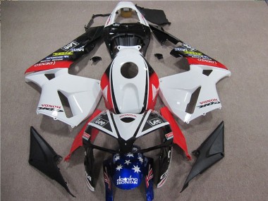 Affordable 2005-2006 White Red Blue Lee Honda CBR600RR Motorbike Fairing Canada