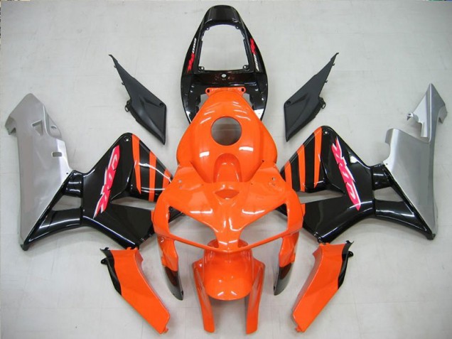 Affordable 2005-2006 Orange Black Honda CBR600RR Motorcycle Fairing Canada Affordable 2005-2006 Orange Black Honda CBR600RR Motorcycle Fairing Canada