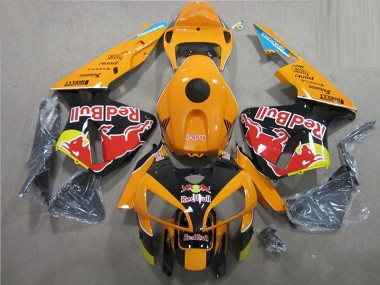 Affordable 2005-2006 Orange Black Red Bull Honda CBR600RR Motorbike Fairing Canada