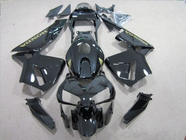 Affordable 2005-2006 Black Gold Decal Honda CBR600RR Motorbike Fairings Canada