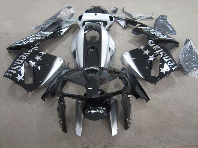 Affordable 2005-2006 Black SevenStars Honda CBR600RR Motorbike Fairing Canada