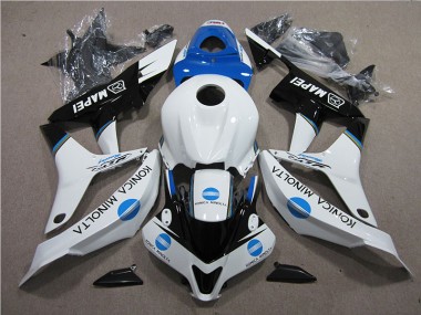 Affordable 2007-2008 Blue White Black Konica Minolta MAPEI Honda CBR600RR Moto Fairings Canada