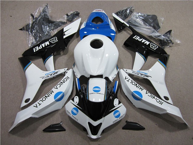 Affordable 2007-2008 Blue White Black Konica Minolta MAPEI Honda CBR600RR Moto Fairings Canada Affordable 2007-2008 Blue White Black Konica Minolta MAPEI Honda CBR600RR Moto Fairings Canada