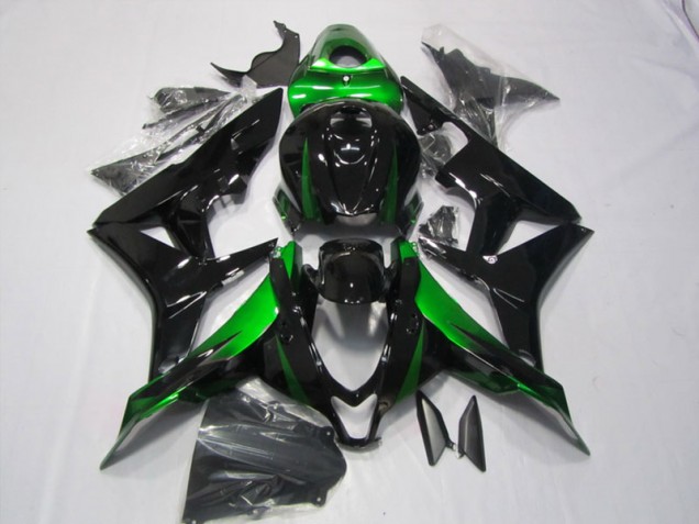 Affordable 2007-2008 Black Green Honda CBR600RR Motorcycle Replacement Fairings Canada Affordable 2007-2008 Black Green Honda CBR600RR Motorcycle Replacement Fairings Canada