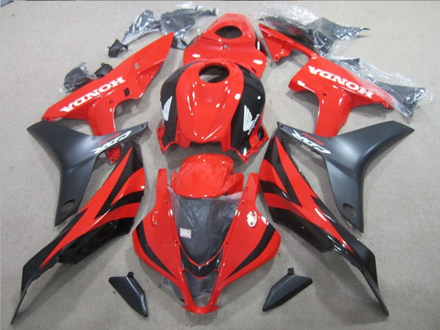 Affordable 2007-2008 Black Red Honda CBR600RR Motorbike Fairings Canada