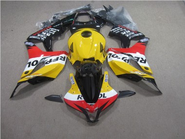 Affordable 2007-2008 Yellow Red Black Repsol Honda CBR600RR Moto Fairings Canada
