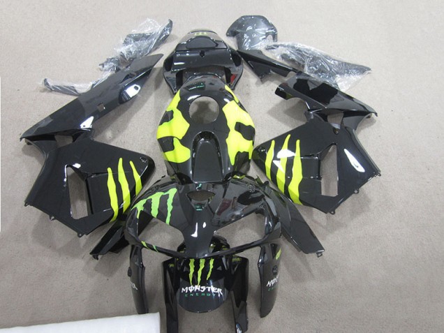 Affordable 2007-2008 Black Monster Green Honda CBR600RR Motorcylce Fairings Canada