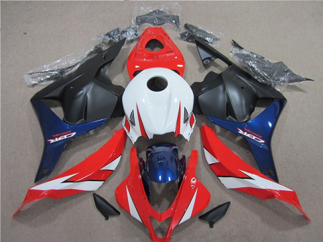 Affordable 2009-2012 White Red Blue Honda CBR600RR Motorcycle Fairings Kits Canada
