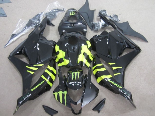 Affordable 2009-2012 Black Green Monster Honda CBR600RR Motorcycle Fairing Canada