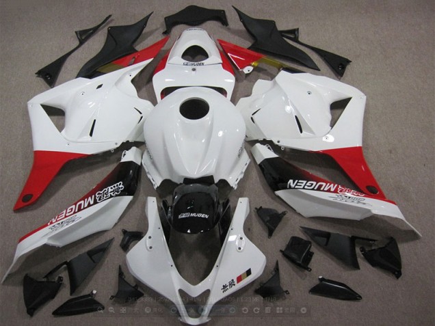 Affordable 2009-2012 White Red Black Mugen Honda CBR600RR Bike Fairings Canada