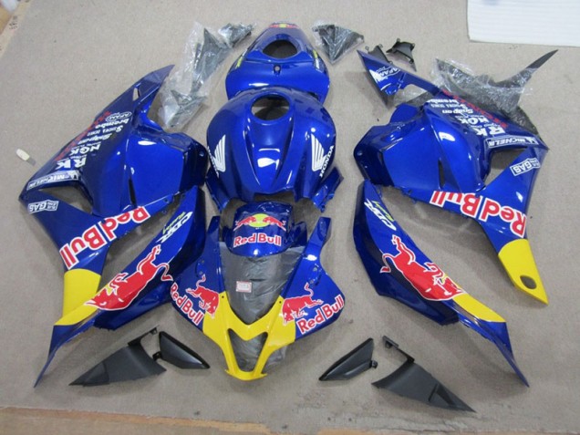Affordable 2009-2012 Blue Red Bull Honda CBR600RR Replacement Motorcycle Fairings Canada