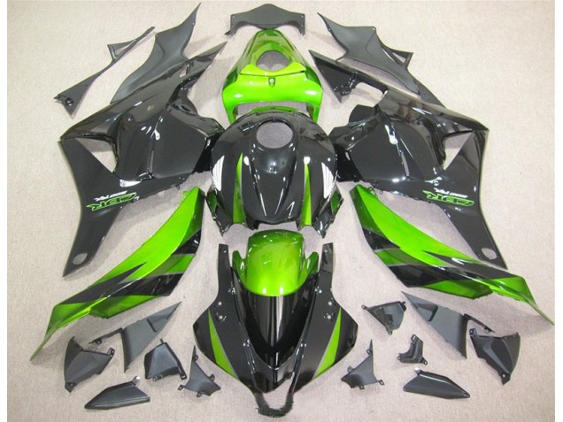 Affordable 2009-2012 Black Green Honda CBR600RR Bike Fairing Kit Canada Affordable 2009-2012 Black Green Honda CBR600RR Bike Fairing Kit Canada