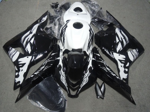 Affordable 2009-2012 Black White Honda CBR600RR Motorbike Fairing Kits Canada Affordable 2009-2012 Black White Honda CBR600RR Motorbike Fairing Kits Canada