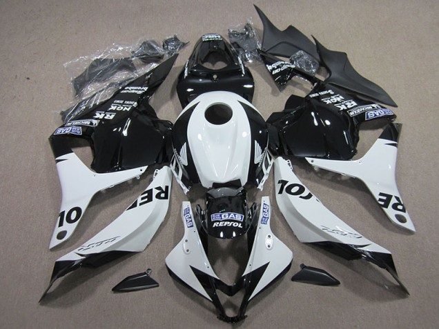 Affordable 2009-2012 Black White Repsol Honda CBR600RR Motorcycle Replacement Fairings Canada Affordable 2009-2012 Black White Repsol Honda CBR600RR Motorcycle Replacement Fairings Canada