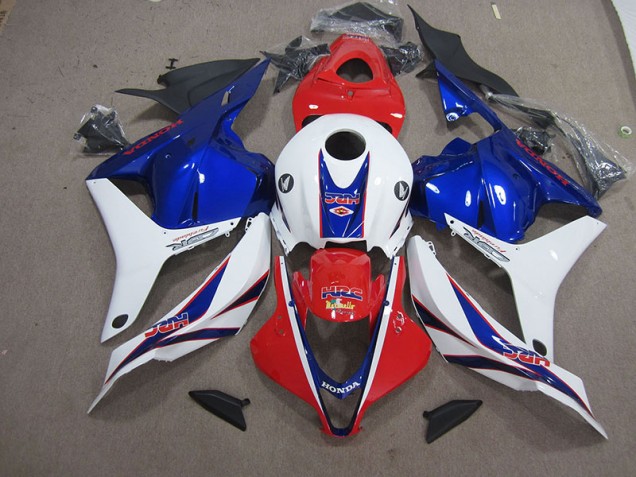 Affordable 2009-2012 Red White Blue HRC Honda CBR600RR Motorbike Fairing Canada