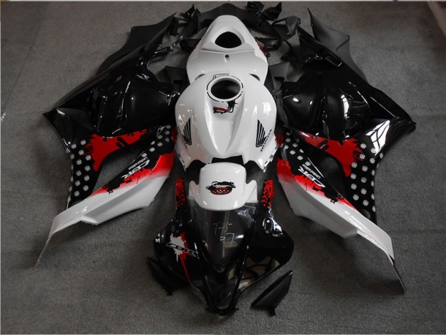 Affordable 2009-2012 Black White Red Honda CBR600RR Motorbike Fairing Kits Canada Affordable 2009-2012 Black White Red Honda CBR600RR Motorbike Fairing Kits Canada