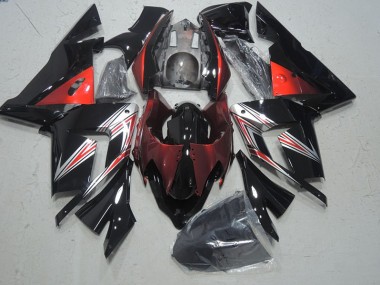 Affordable 2003-2005 Black Red Kawasaki ZX10R Motorcylce Fairings Canada