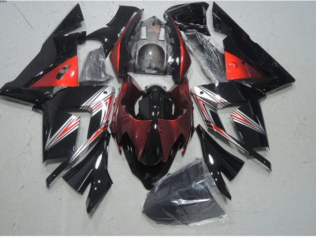 Affordable 2003-2005 Black Red Kawasaki ZX10R Motorcylce Fairings Canada