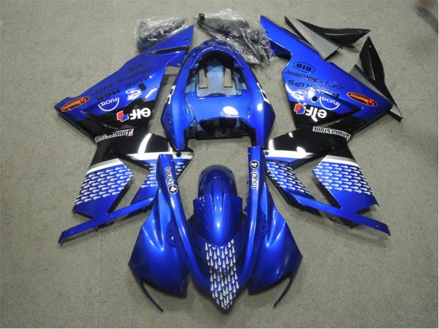 Affordable 2003-2005 Blue Touch4 Kawasaki ZX10R Motorbike Fairings Canada