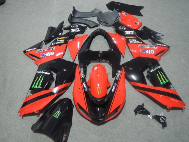 Affordable 2006-2007 Black Red Touch4 Monster Kawasaki ZX10R Motorbike Fairing Canada Affordable 2006-2007 Black Red Touch4 Monster Kawasaki ZX10R Motorbike Fairing Canada