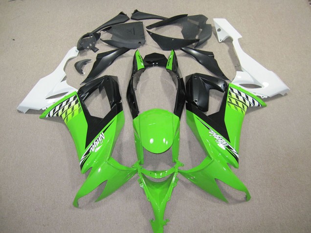 Affordable 2008-2010 Black Green Ninja Kawasaki ZX10R Bike Fairings Canada Affordable 2008-2010 Black Green Ninja Kawasaki ZX10R Bike Fairings Canada