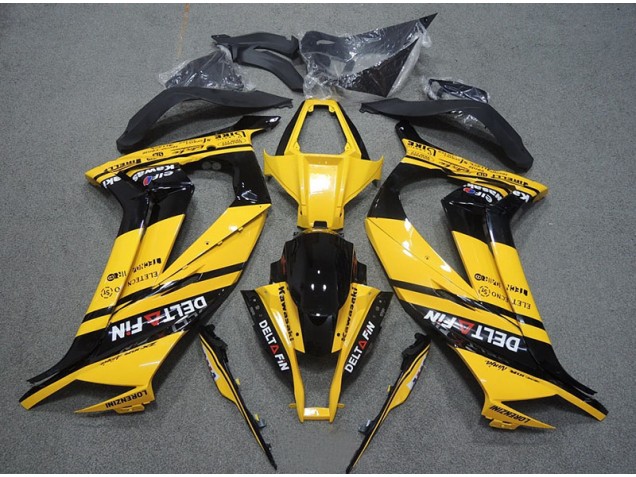 Affordable 2011-2015 Yellow Black Delt Fin Kawasaki ZX10R Motorcycle Bodywork Canada Affordable 2011-2015 Yellow Black Delt Fin Kawasaki ZX10R Motorcycle Bodywork Canada