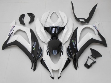 Affordable 2016-2019 White Black Kawasaki ZX10R Motorcycle Fairing Canada
