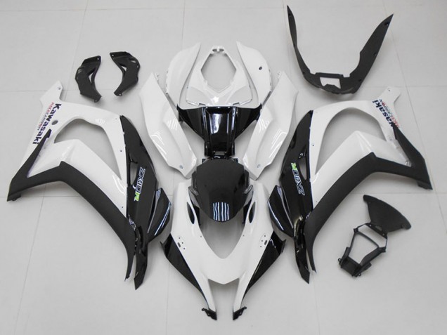 Affordable 2016-2019 White Black Kawasaki ZX10R Motorcycle Fairing Canada Affordable 2016-2019 White Black Kawasaki ZX10R Motorcycle Fairing Canada