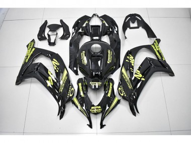 Affordable 2016-2019 Black Yellow Reacing Team Ninja Kawasaki ZX10R Motorbike Fairing Canada