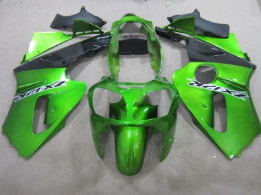 Affordable 2000-2001 Green Kawasaki ZX12R Motorbike Fairings Canada