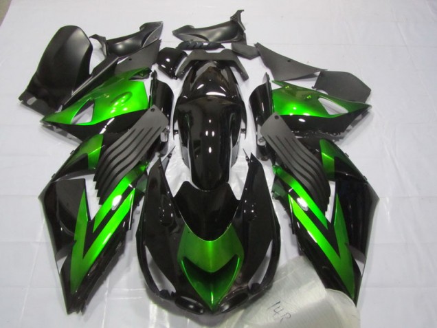 Affordable 2006-2011 Black Green Kawasaki ZX14R ZZR1400 Motorcycle Fairings Canada Affordable 2006-2011 Black Green Kawasaki ZX14R ZZR1400 Motorcycle Fairings Canada