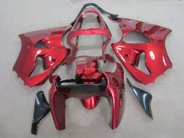 Affordable 2000-2002 Red Kawasaki ZX6R Motorcyle Fairings Canada