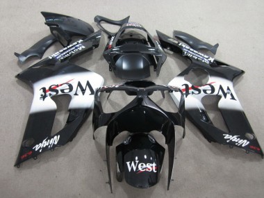 Affordable 2003-2004 Black West Ninja 636 Kawasaki ZX6R Motorcylce Fairings Canada