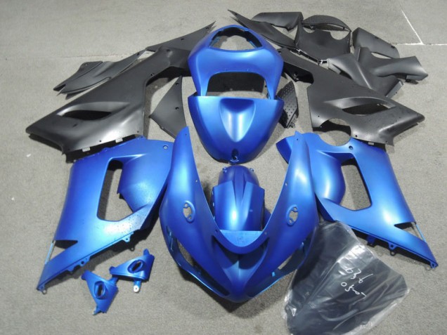 Affordable 2005-2006 Blue Kawasaki ZX6R Motorbike Fairing Kits Canada Affordable 2005-2006 Blue Kawasaki ZX6R Motorbike Fairing Kits Canada