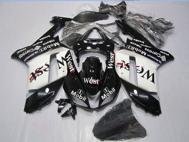 Affordable 2007-2008 Black West Mobil Kawasaki ZX6R Motorcycle Bodywork Canada Affordable 2007-2008 Black West Mobil Kawasaki ZX6R Motorcycle Bodywork Canada