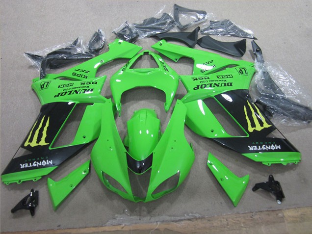 Affordable 2007-2008 White Blue Ninja Kawasaki ZX6R Motorcycle Fairing Canada Affordable 2007-2008 White Blue Ninja Kawasaki ZX6R Motorcycle Fairing Canada