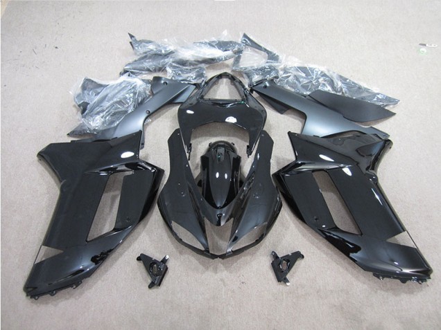 Affordable 2007-2008 Black Kawasaki ZX6R Motorbike Fairing Canada Affordable 2007-2008 Black Kawasaki ZX6R Motorbike Fairing Canada