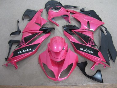 Affordable 2009-2012 Pink Black Monster Kawasaki ZX6R Motor Fairings Canada