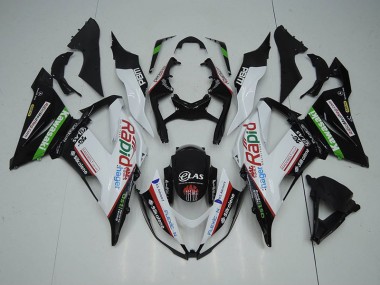 Affordable 2013-2018 Black White Rapid Hager Kawasaki ZX6R Motorbike Fairing Canada