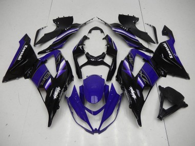Affordable 2013-2018 Black Blue Kawasaki ZX6R Motorbike Fairing Canada