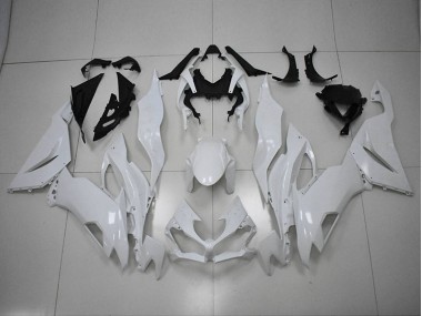 Affordable 2019-2023 White Kawasaki ZX6R Motorcycle Replacement Fairings Canada