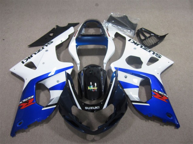 Affordable 2000-2002 Blue White Suzuki GSXR1000 Motorbike Fairings Canada Affordable 2000-2002 Blue White Suzuki GSXR1000 Motorbike Fairings Canada